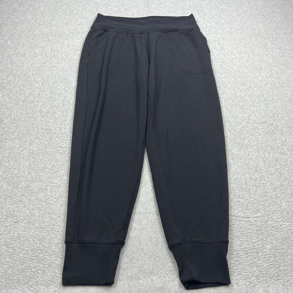 Athleta Coaster Luxe High Rise Jogger Women's Large Black Pull On Stretch Pants